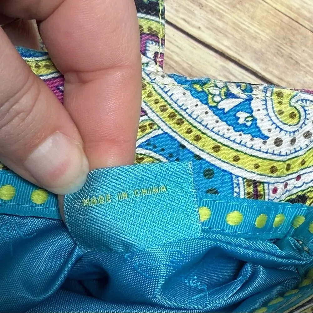 Vera Bradley Multicolor Paisley Mini Tote. Good used condition!